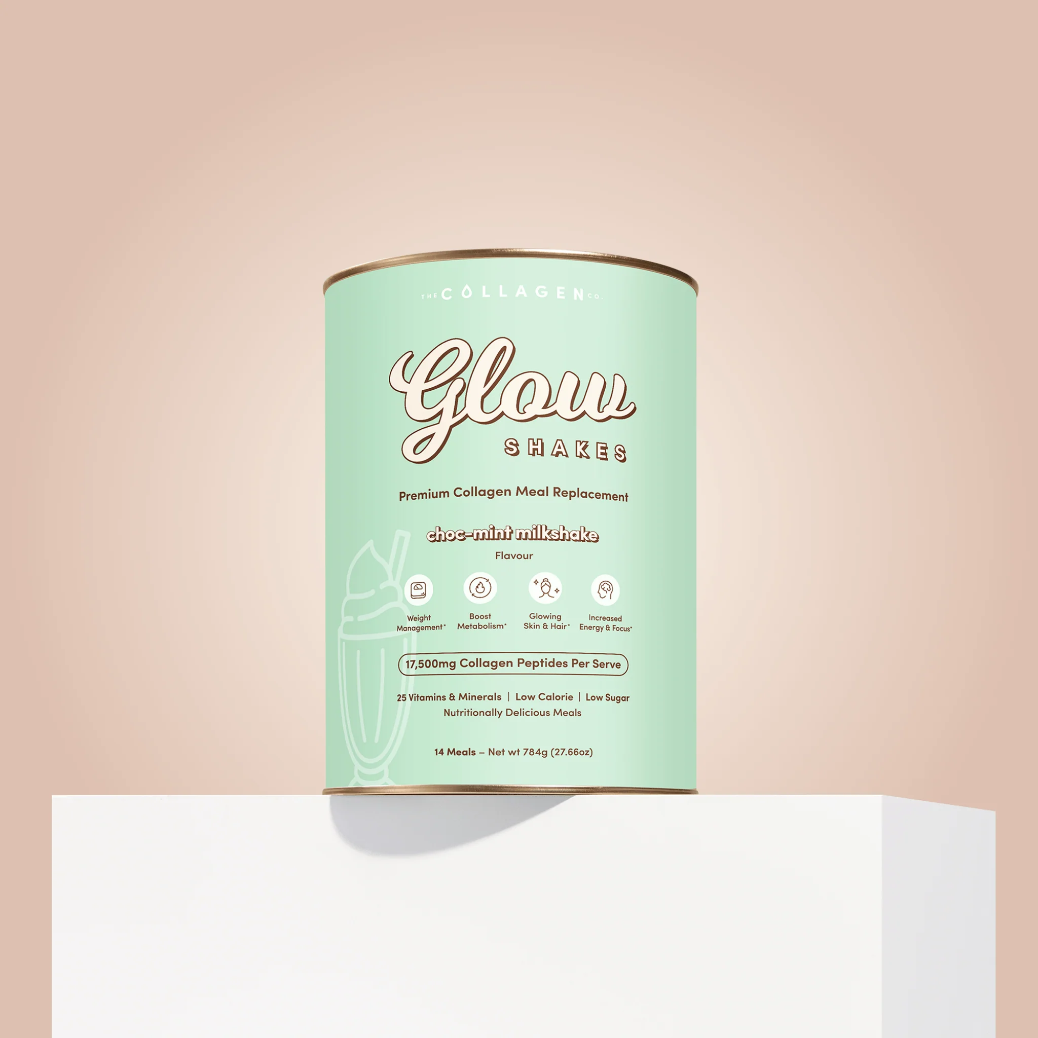 Choc-Mint Collagen Meal Replacement - 784g