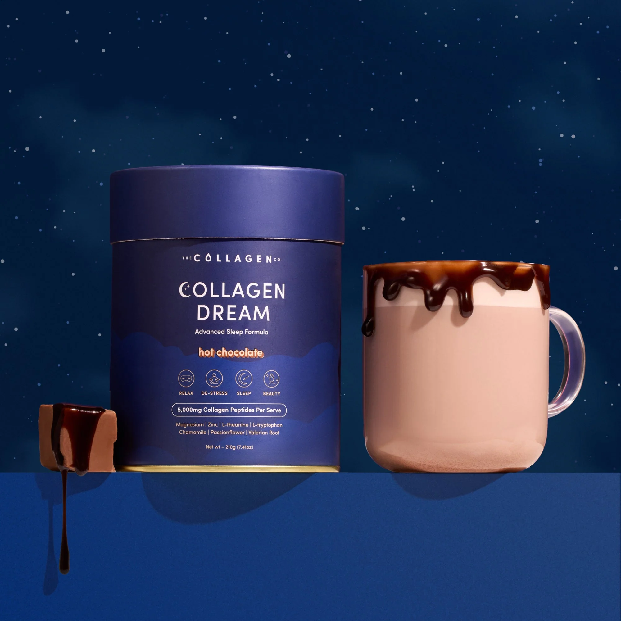 Collagen Dream Advanced Sleep Formula Hot Chocolate - 210g - Image 2