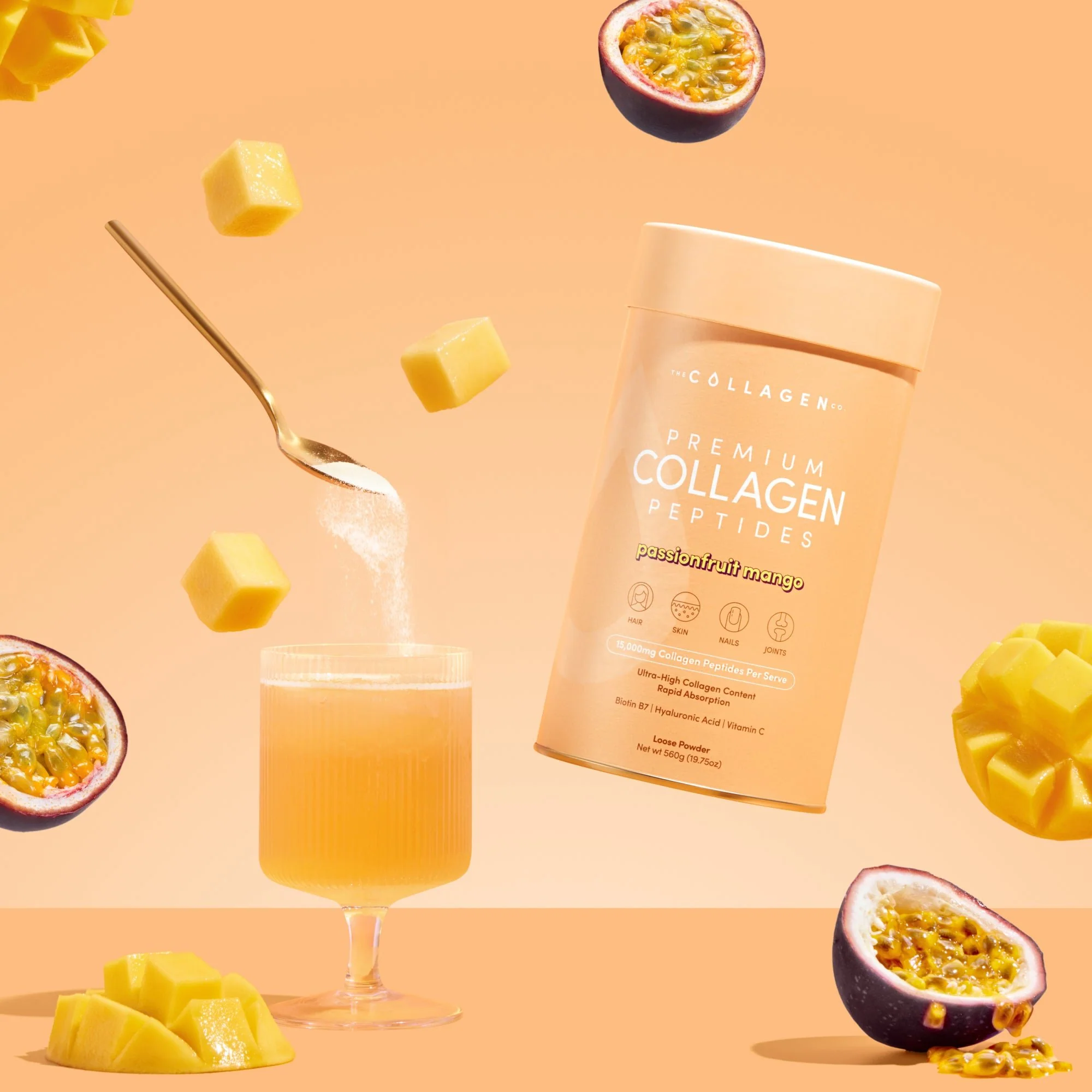 Passionfruit Mango Collagen Powder - 560g - Image 2