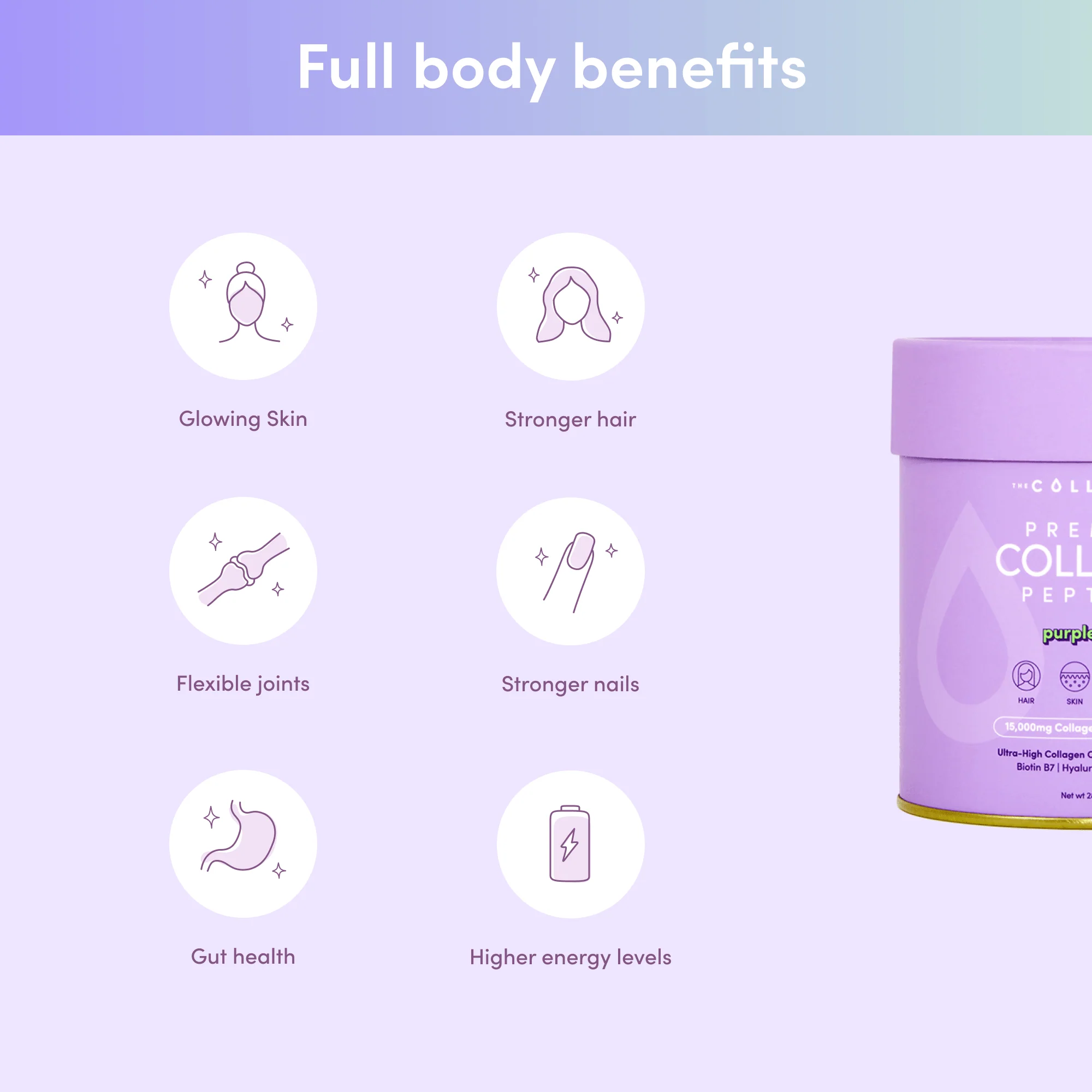 Purple Grape Collagen Powder - 280g - Image 3