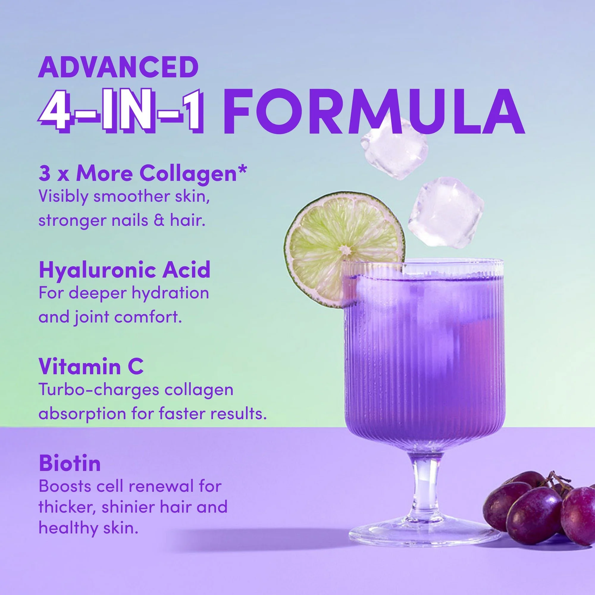 Purple Grape Collagen Powder - 560g - Image 5