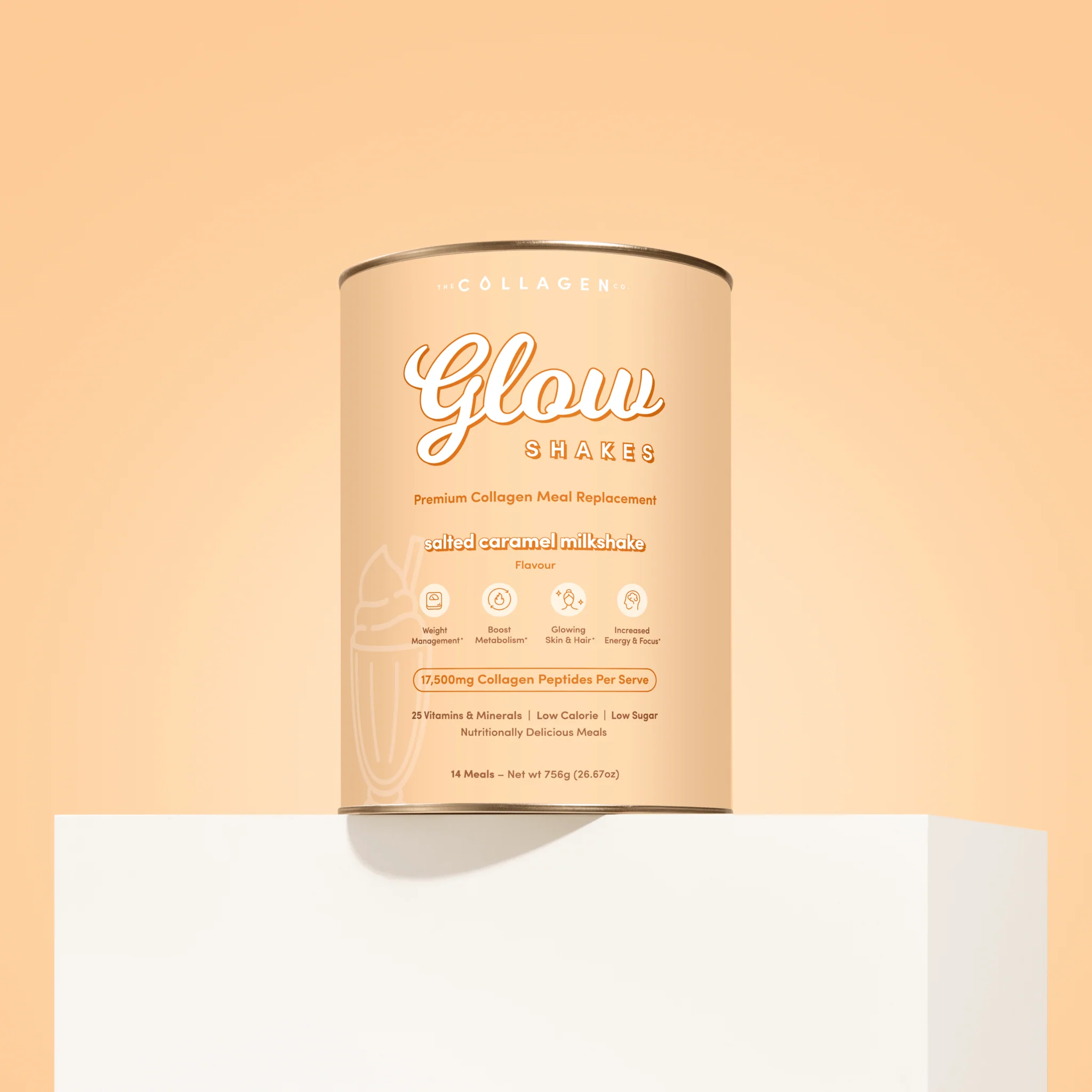 Salted Caramel Milkshake Collagen Meal Replacement - 756g