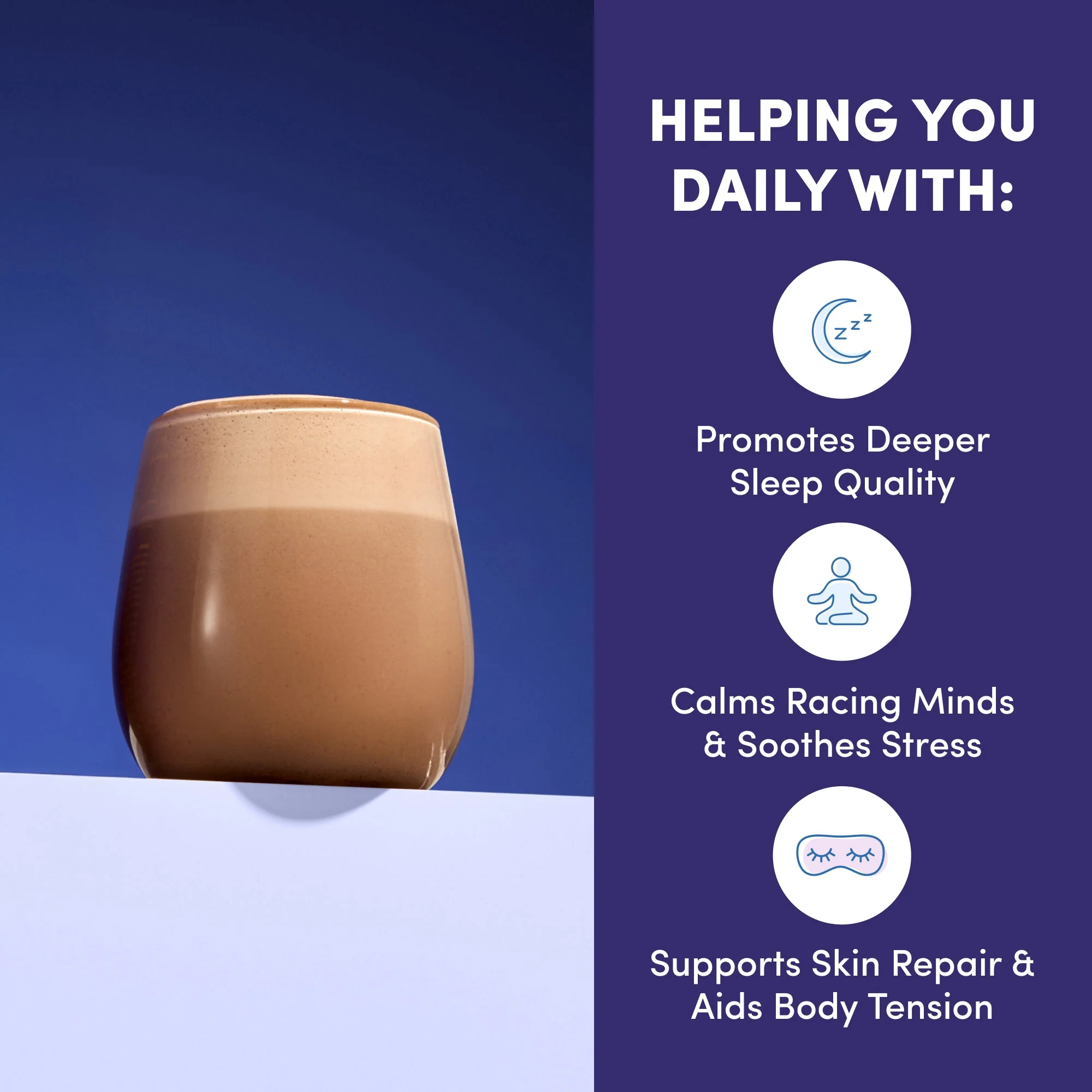Violet Crumble Collagen Dream Advanced Sleep Formula Hot Chocolate - 231g - Image 3